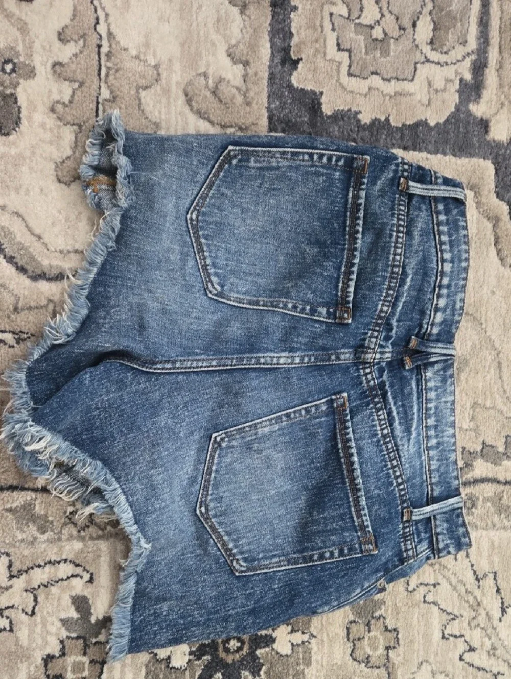 Good American Blue Denim Shorts
